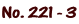 No. 221 - 3
