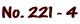 No. 221 - 4