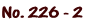 No. 226 - 2