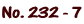 No. 232 - 7
